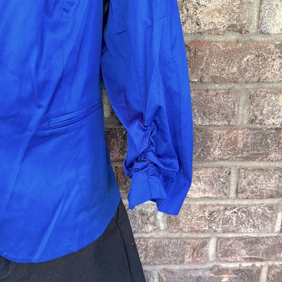 EST. 1946 king blue blazer three-quarter sleeve size S - Picture 6 of 13